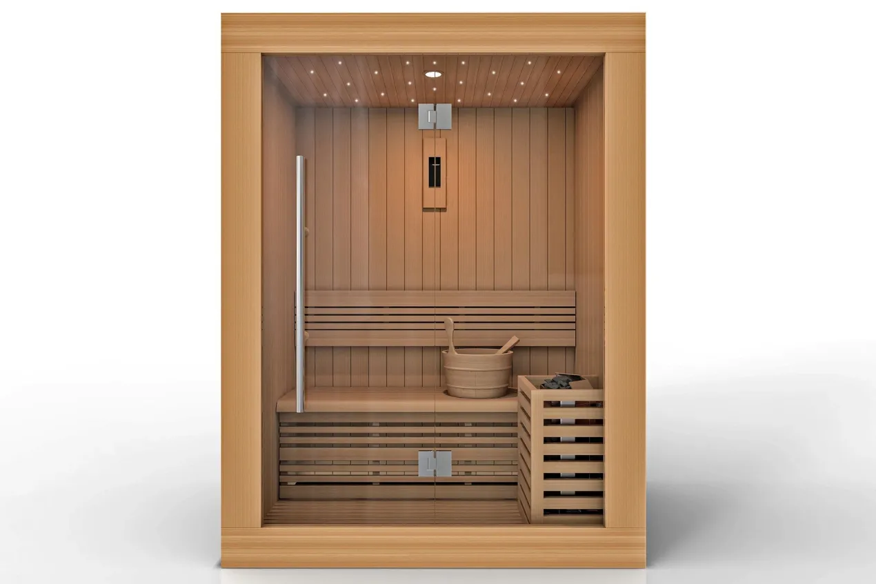 Golden Designs "Sundsvall" 2-Person Indoor/Outdoor Traditional Sauna