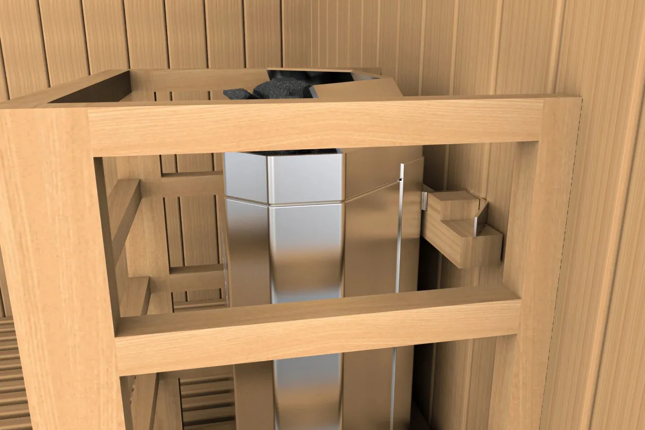 Golden Designs "Sundsvall" 2-Person Indoor/Outdoor Traditional Sauna