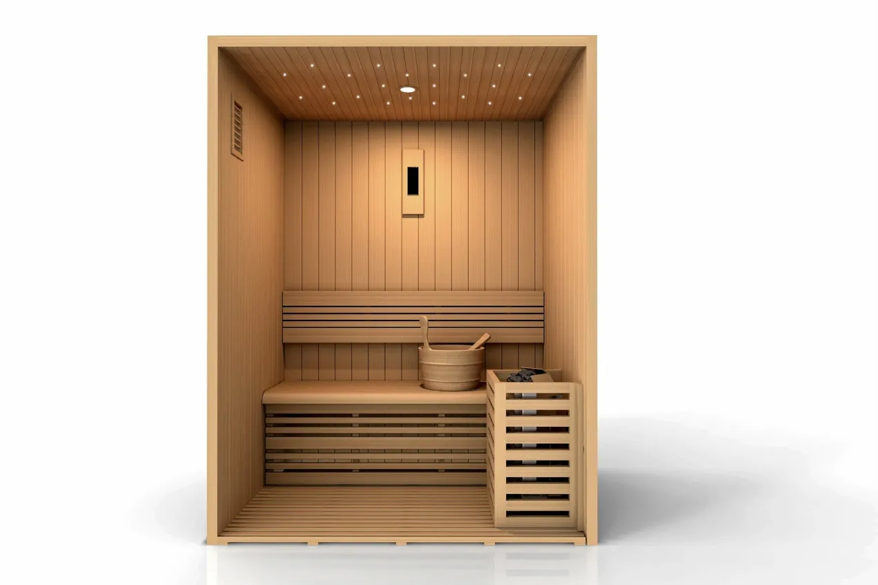 Golden Designs "Sundsvall" 2-Person Indoor/Outdoor Traditional Sauna