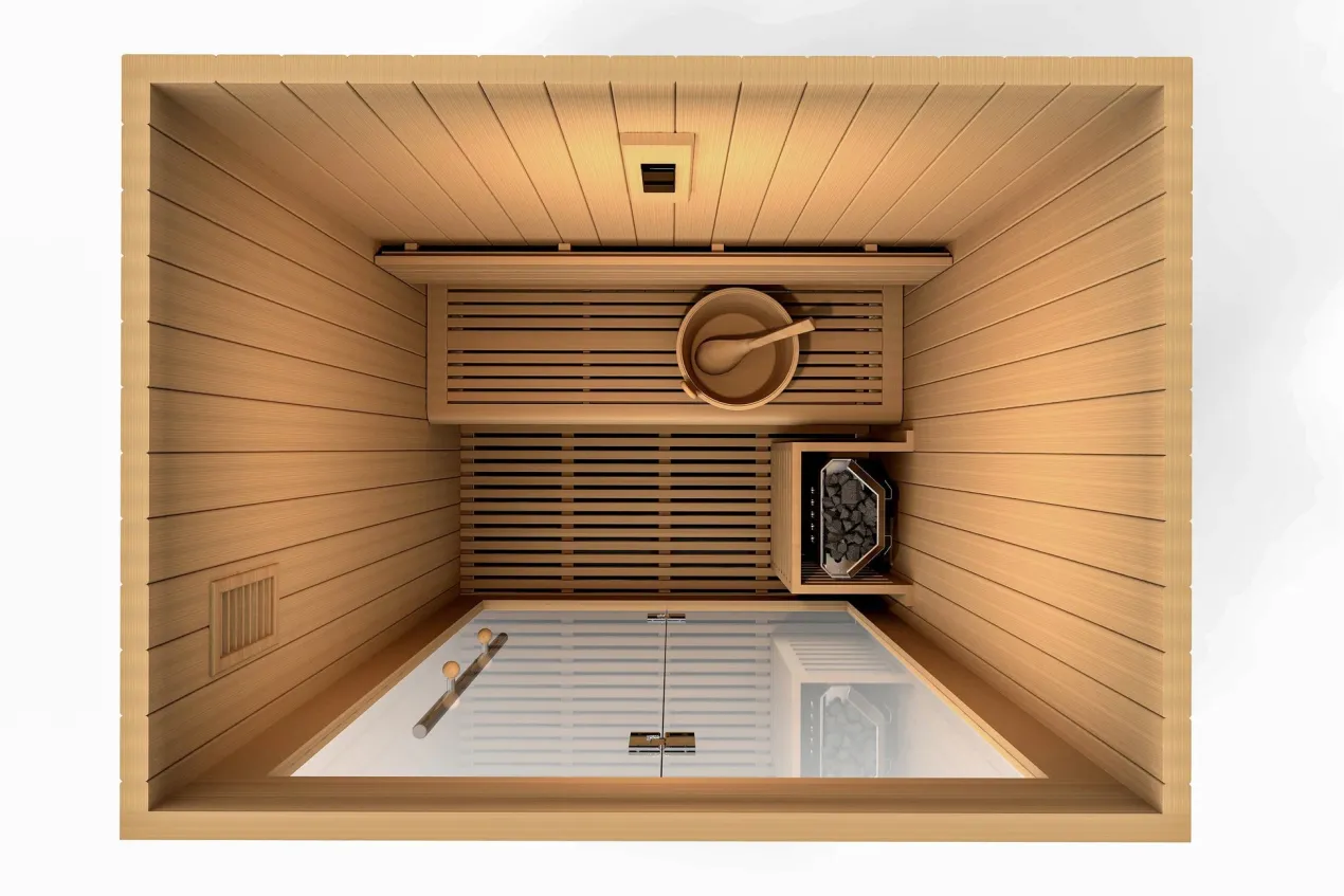 Golden Designs "Sundsvall" 2-Person Indoor/Outdoor Traditional Sauna