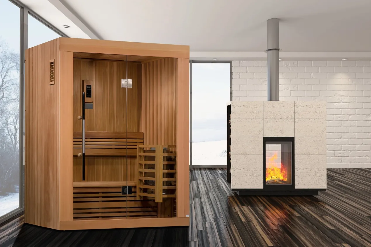 Golden Designs "Sundsvall" 2-Person Indoor/Outdoor Traditional Sauna