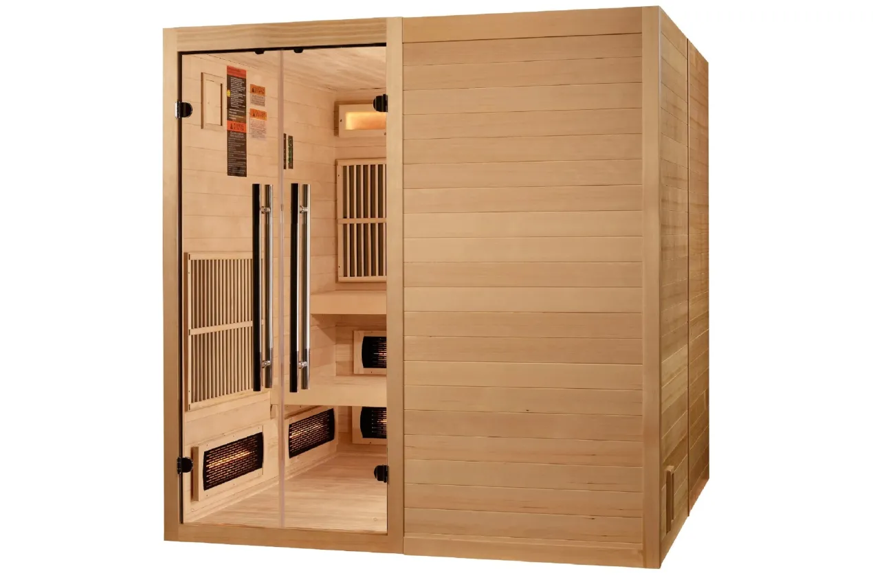 Golden Designs "Toledo" 6-Person Full Spectrum Hybrid Sauna