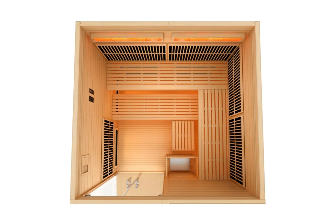 Golden Designs "Toledo" 6-Person Full Spectrum Hybrid Sauna