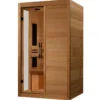 Golden Designs "Veneto" 1-2 Person Low EMF FAR IR Sauna (2026 Edition)