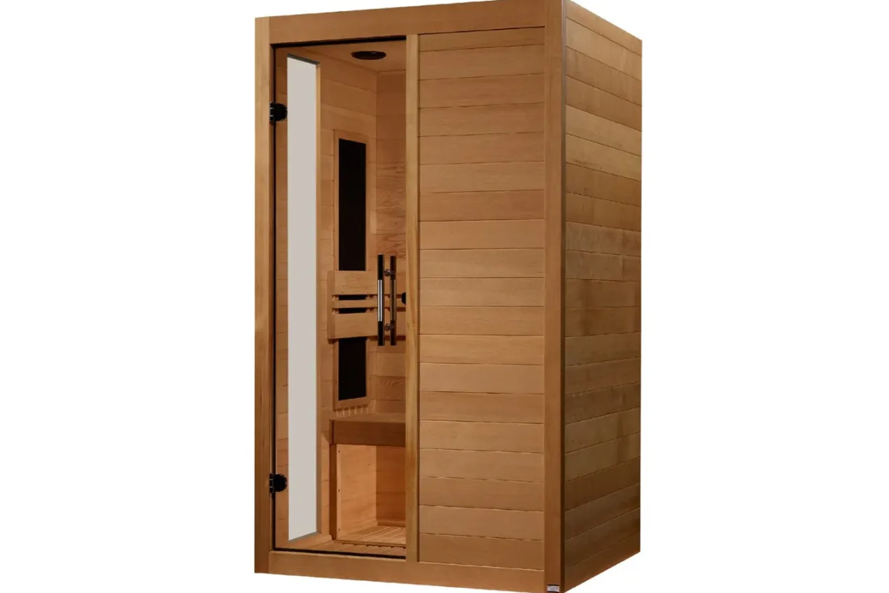 Golden Designs "Veneto" 1-2 Person Low EMF FAR IR Sauna (2026 Edition)