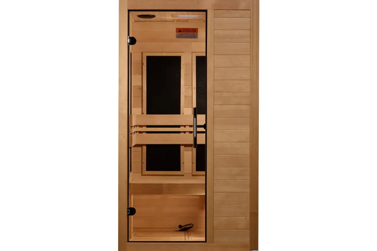 Golden Designs "Veneto" 1-2 Person Low EMF FAR IR Sauna (2026 Edition)