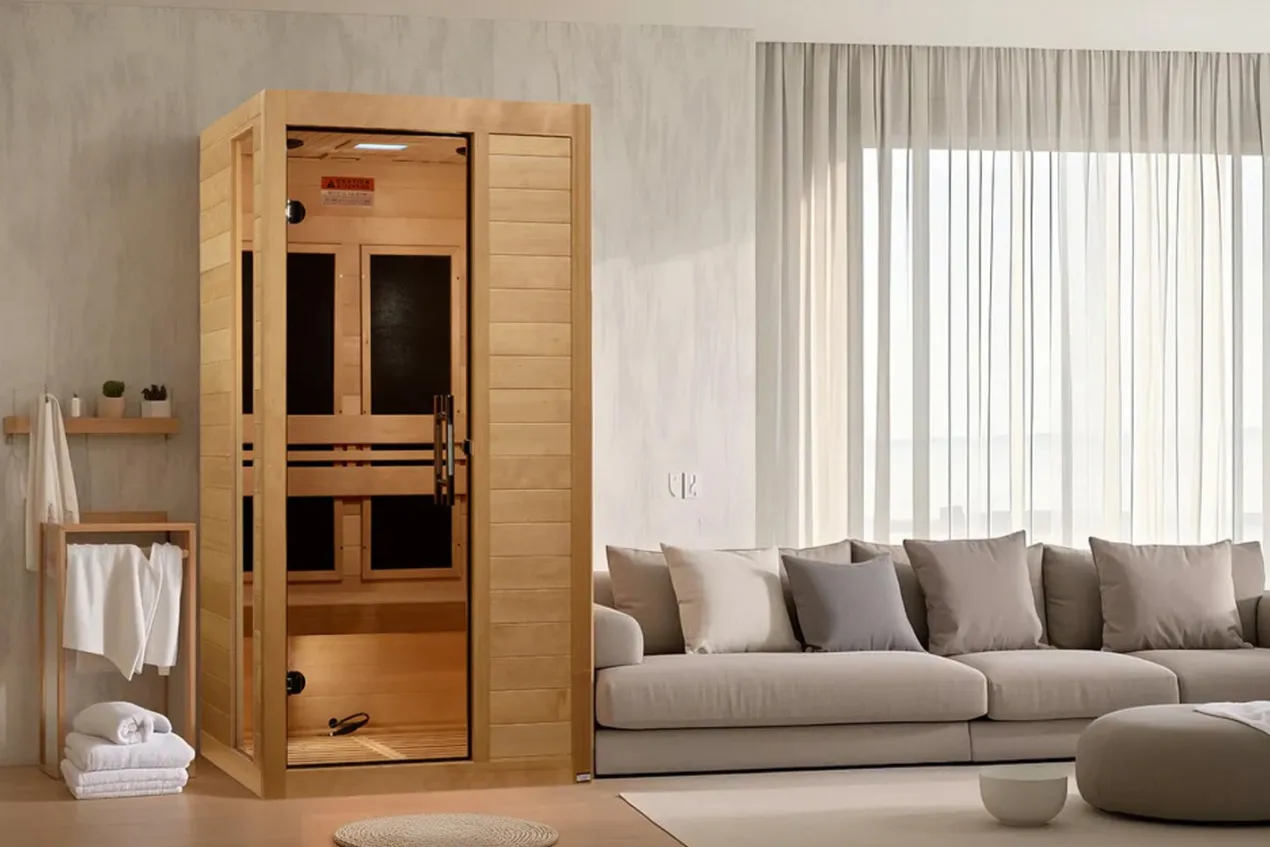 Golden Designs "Veneto" 1-2 Person Low EMF FAR IR Sauna (2026 Edition)