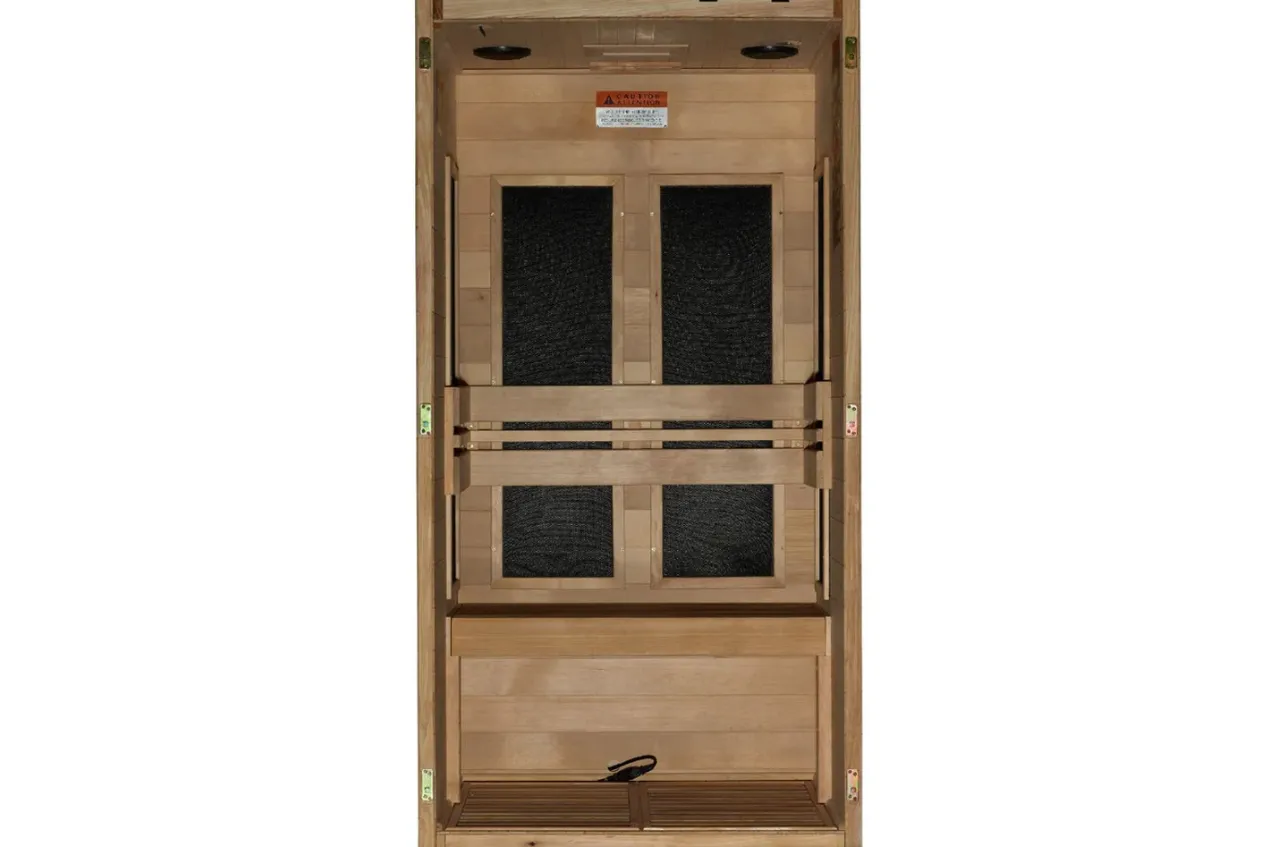 Golden Designs "Veneto" 1-2 Person Low EMF FAR IR Sauna (2026 Edition)