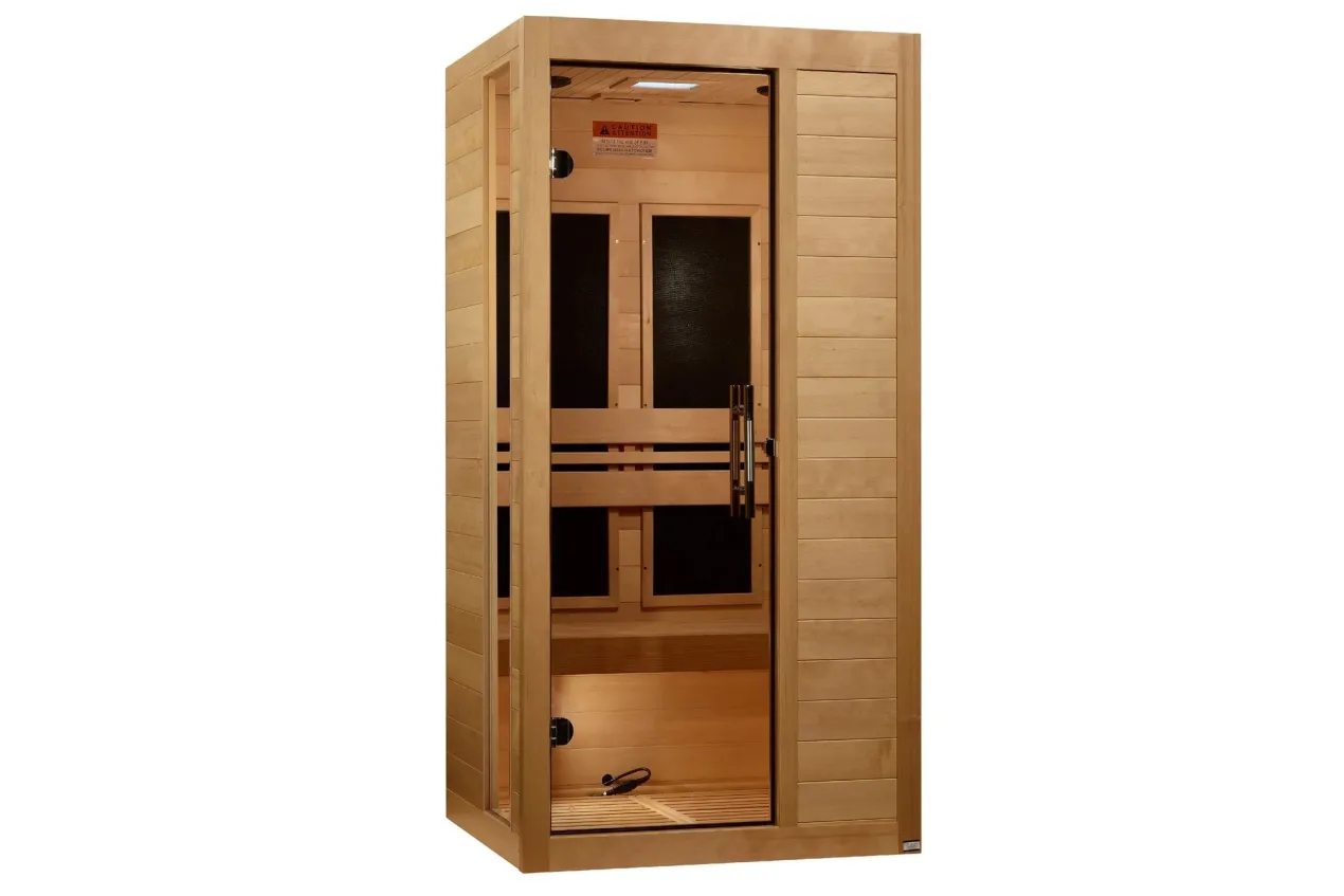 Golden Designs "Veneto" 1-2 Person Low EMF FAR IR Sauna (2026 Edition)
