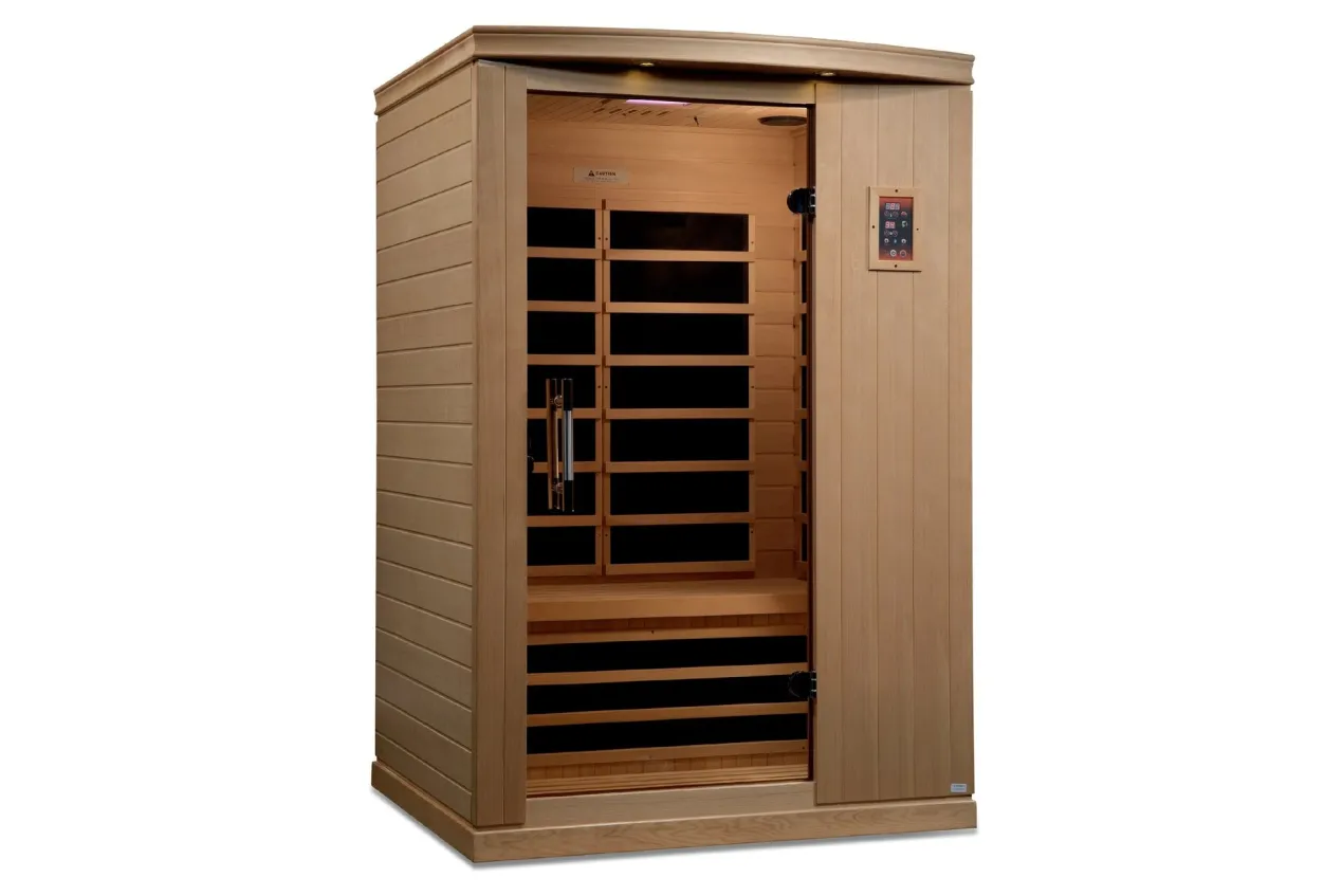 Golden Designs "Venice Elite" 2-Person Ultra Low EMF FAR Infrared Sauna
