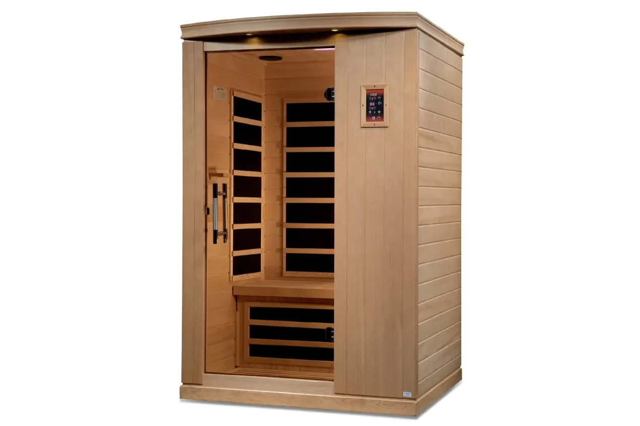 Golden Designs "Venice Elite" 2-Person Ultra Low EMF FAR Infrared Sauna