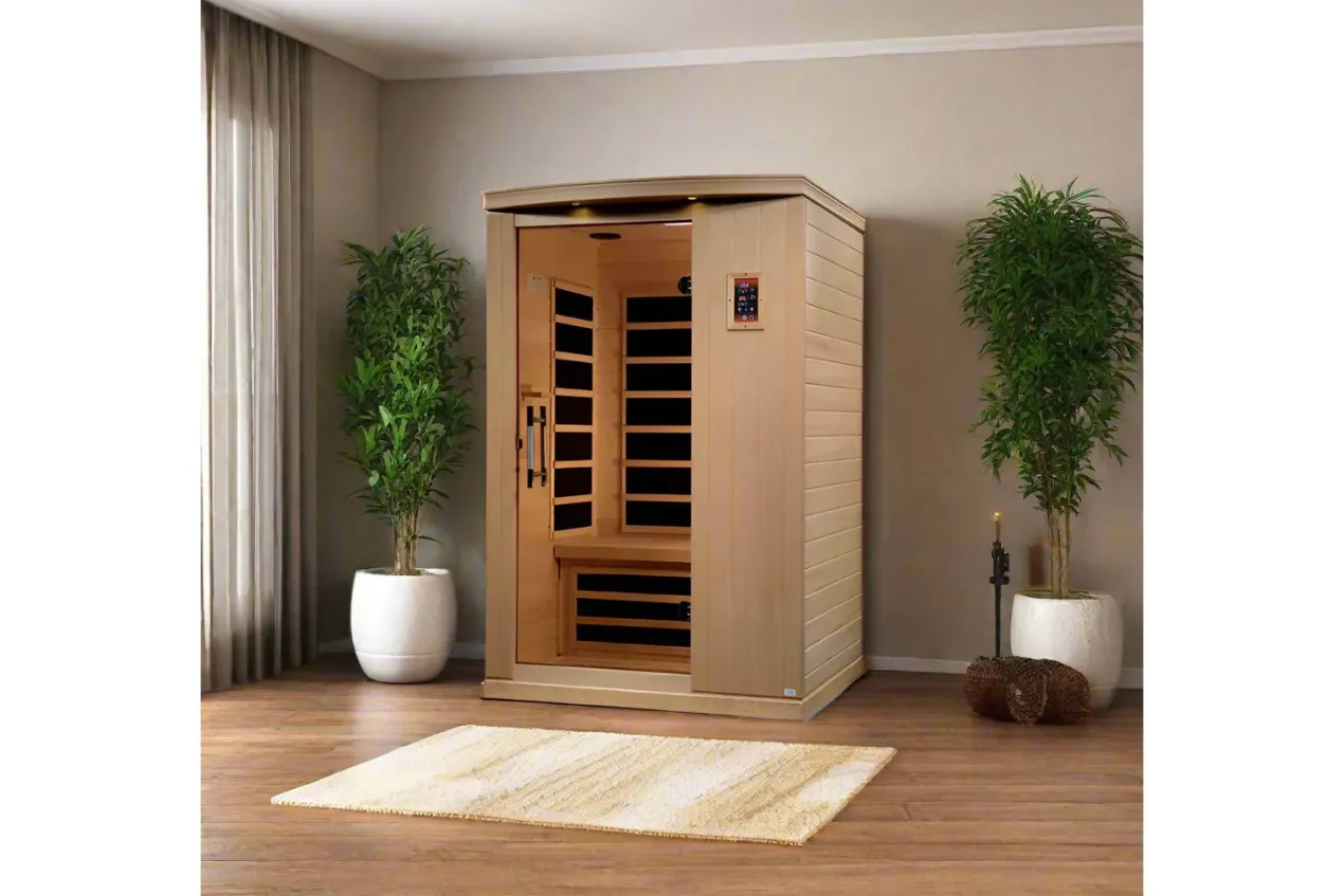 Golden Designs "Venice Elite" 2-Person Ultra Low EMF FAR Infrared Sauna