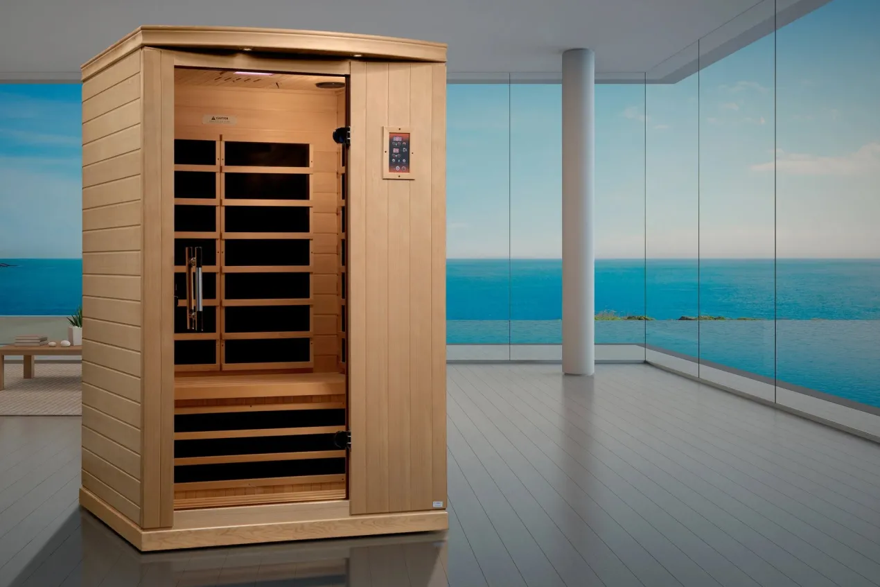 Golden Designs "Venice Elite" 2-Person Ultra Low EMF FAR Infrared Sauna