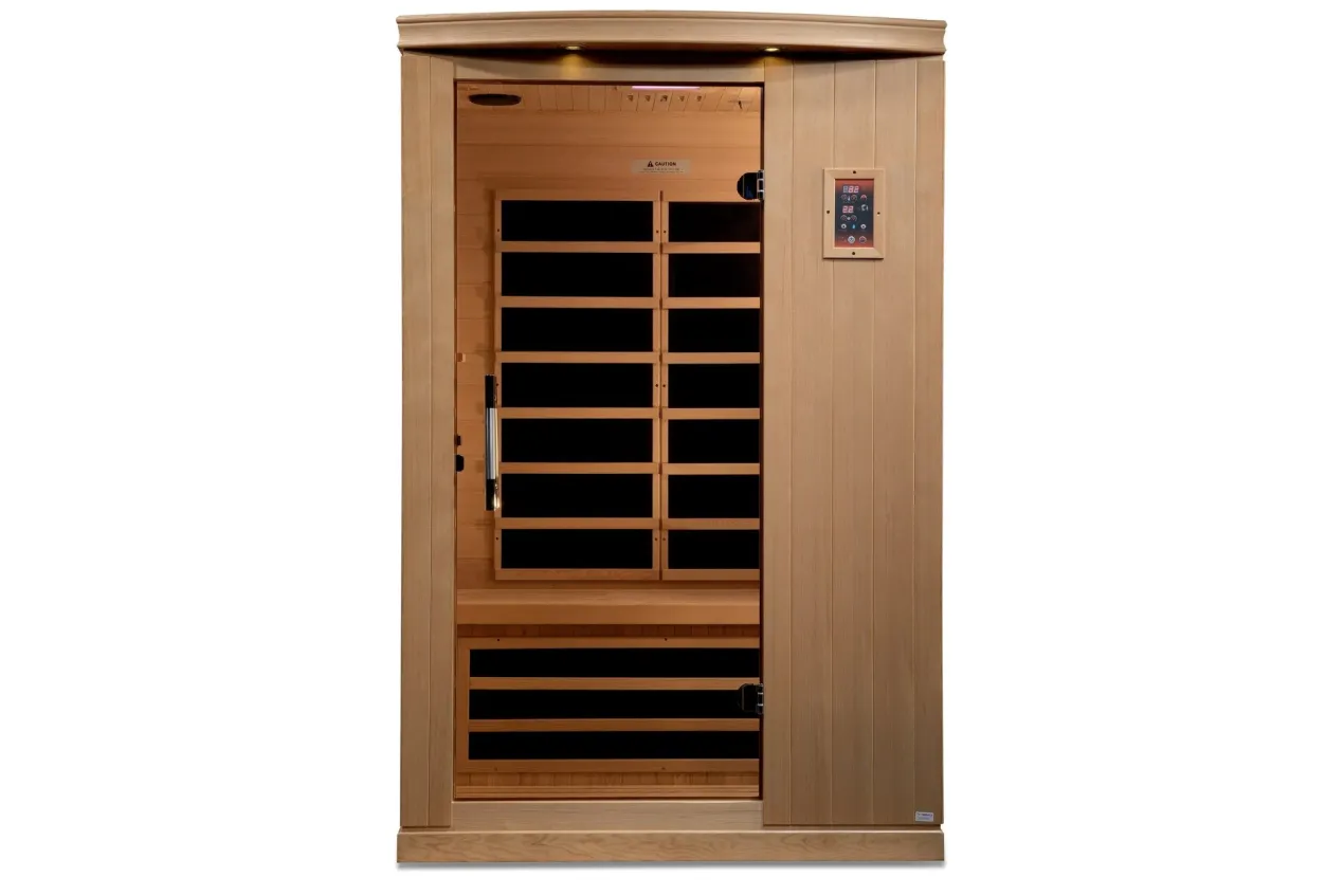 Golden Designs "Venice Elite" 2-Person Ultra Low EMF FAR Infrared Sauna