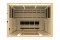 Golden Designs "Vila Elite" 3-Person Ultra Low EMF FAR Infrared Sauna