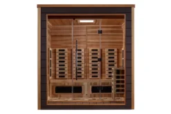 Golden Designs "Visby" 3-Person Outdoor/Indoor PureTech Hybrid Full Spectrum Sauna