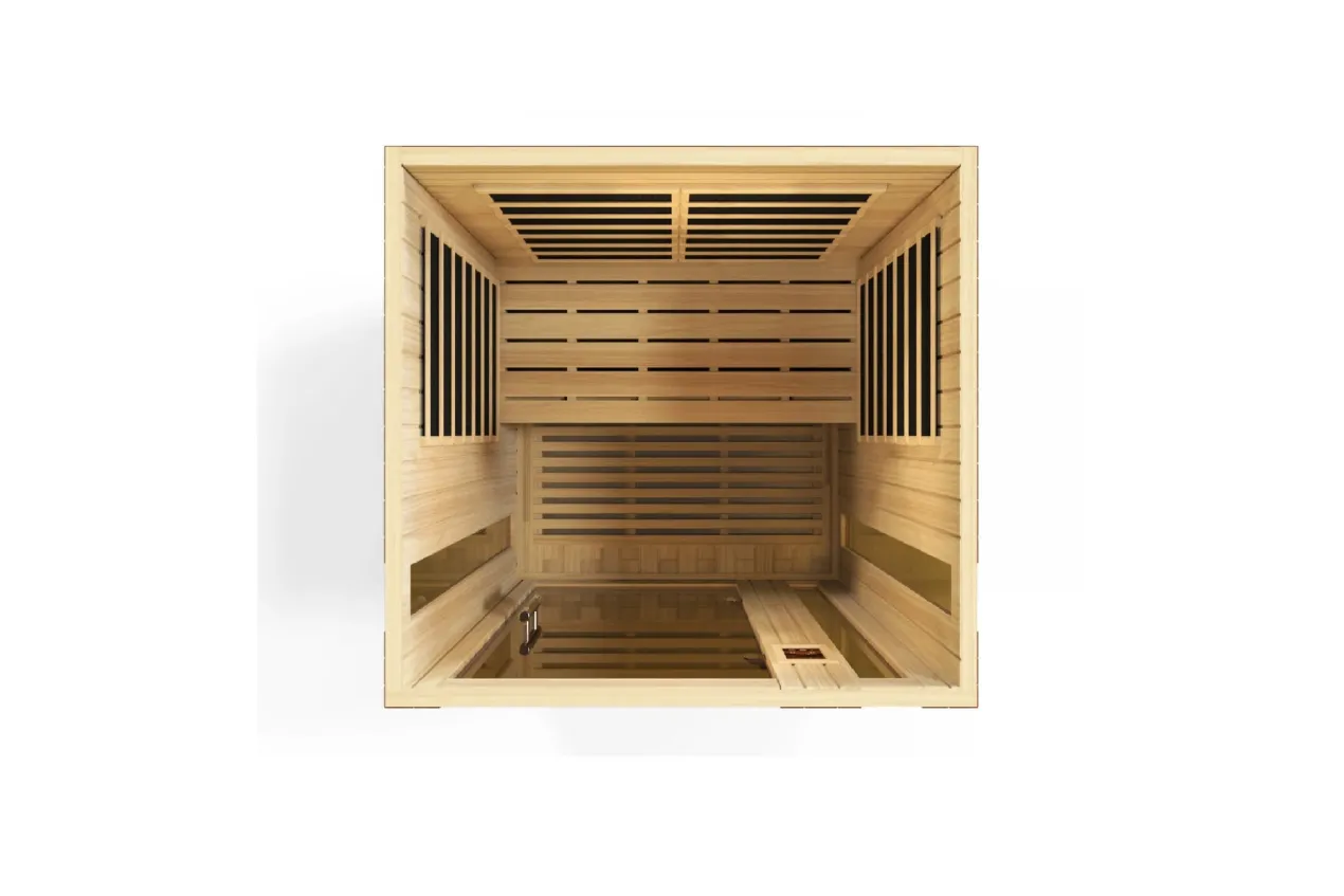 Golden Designs "Vittoria" 2 Person Low EMF FAR Infrared Sauna