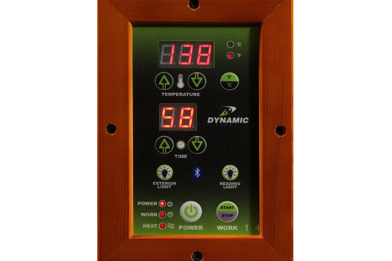 Golden Designs "Vittoria" 2 Person Low EMF FAR Infrared Sauna