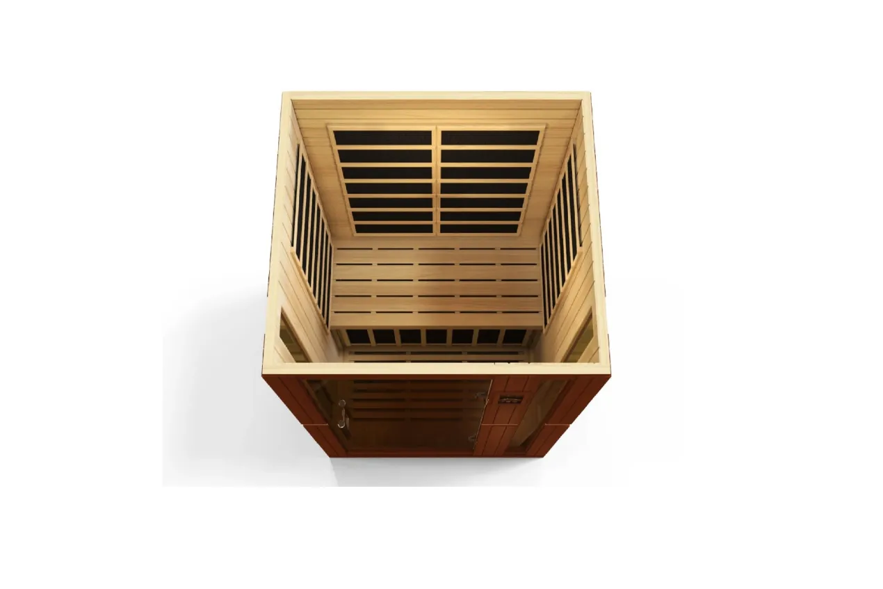 Golden Designs "Vittoria" 2 Person Low EMF FAR Infrared Sauna