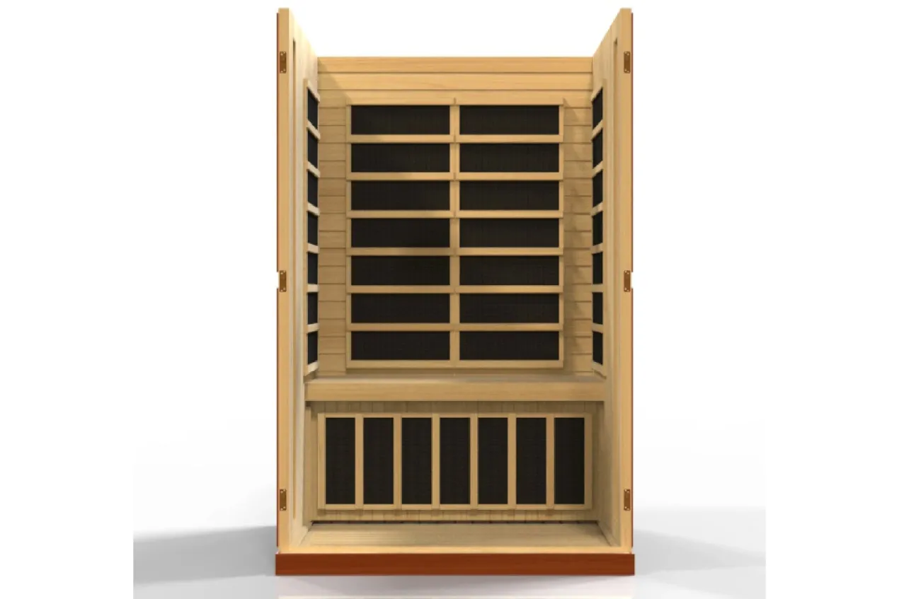 Golden Designs "Vittoria" 2 Person Low EMF FAR Infrared Sauna