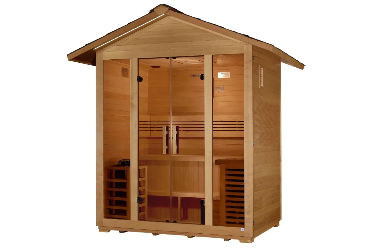 Golden Designs "Vorarlberg" 5-Person Traditional Outdoor Sauna