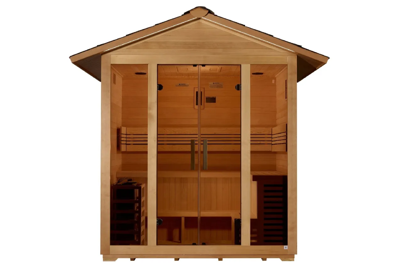 Golden Designs "Vorarlberg" 5-Person Traditional Outdoor Sauna