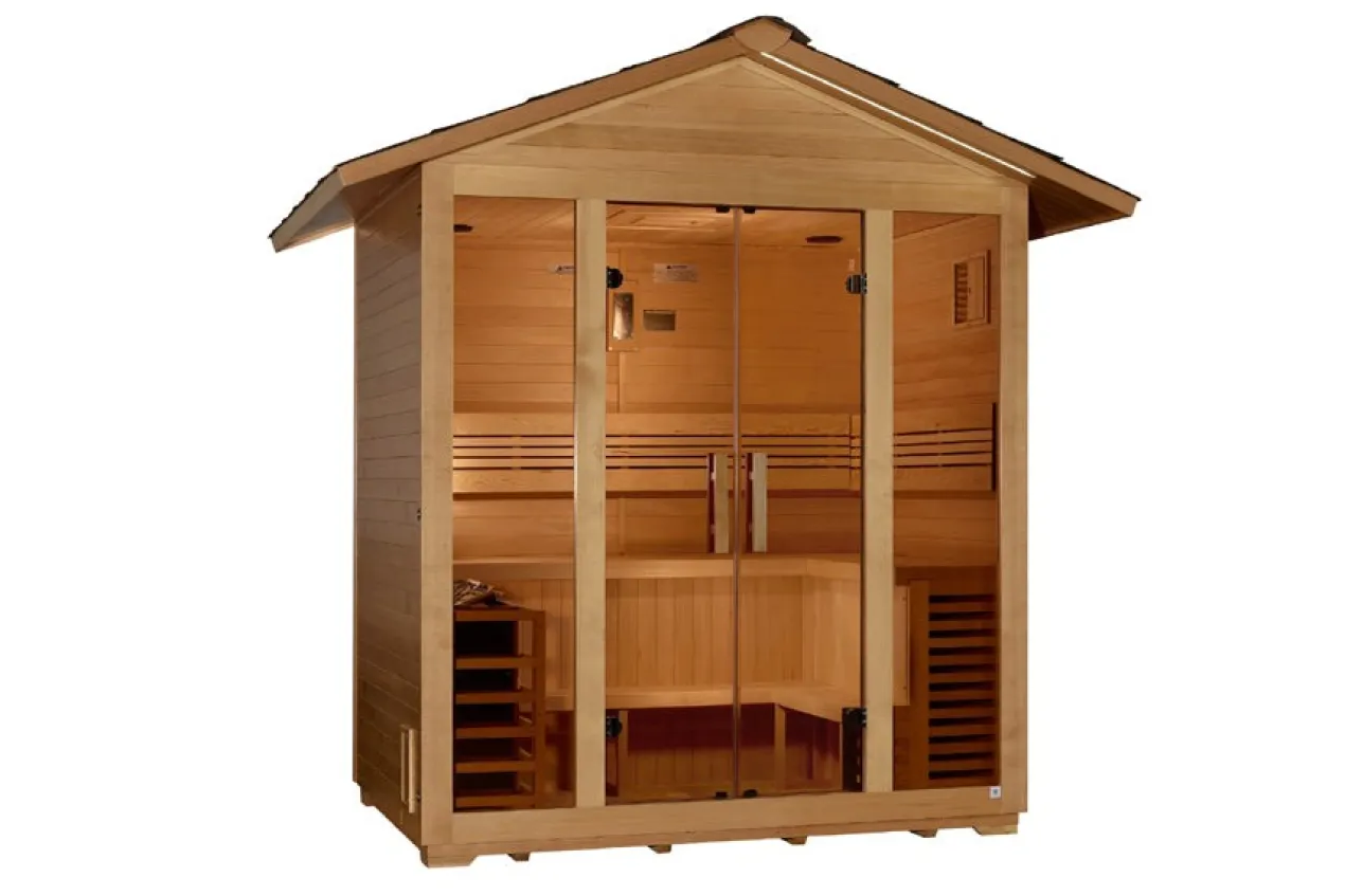 Golden Designs "Vorarlberg" 5-Person Traditional Outdoor Sauna