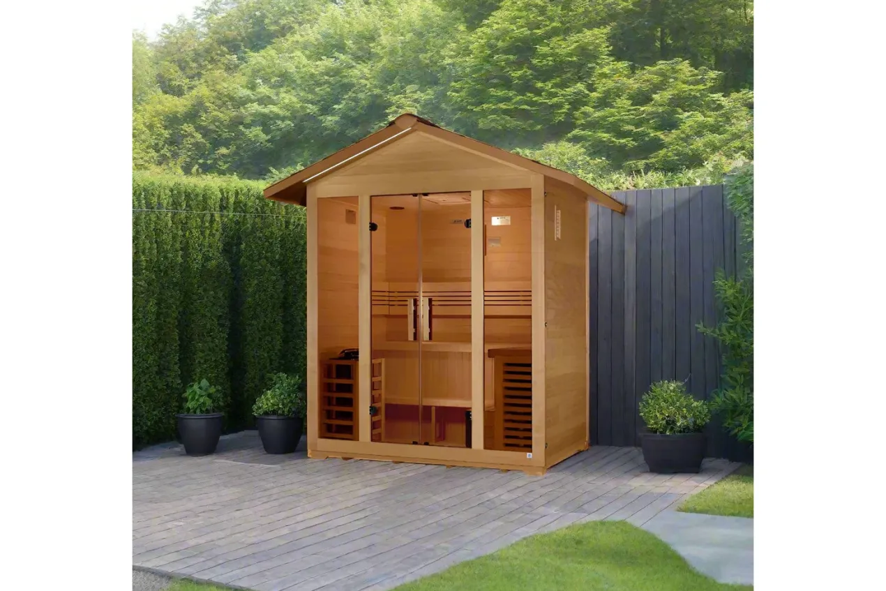 Golden Designs "Vorarlberg" 5-Person Traditional Outdoor Sauna