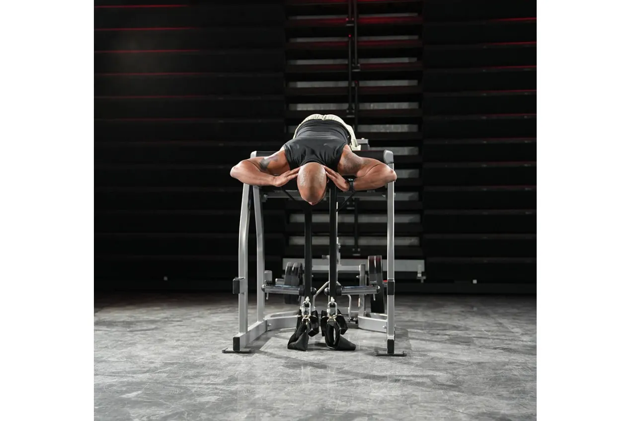 Hammer Strength Glute-Ham Reverse Hyper Combo Bench Machine