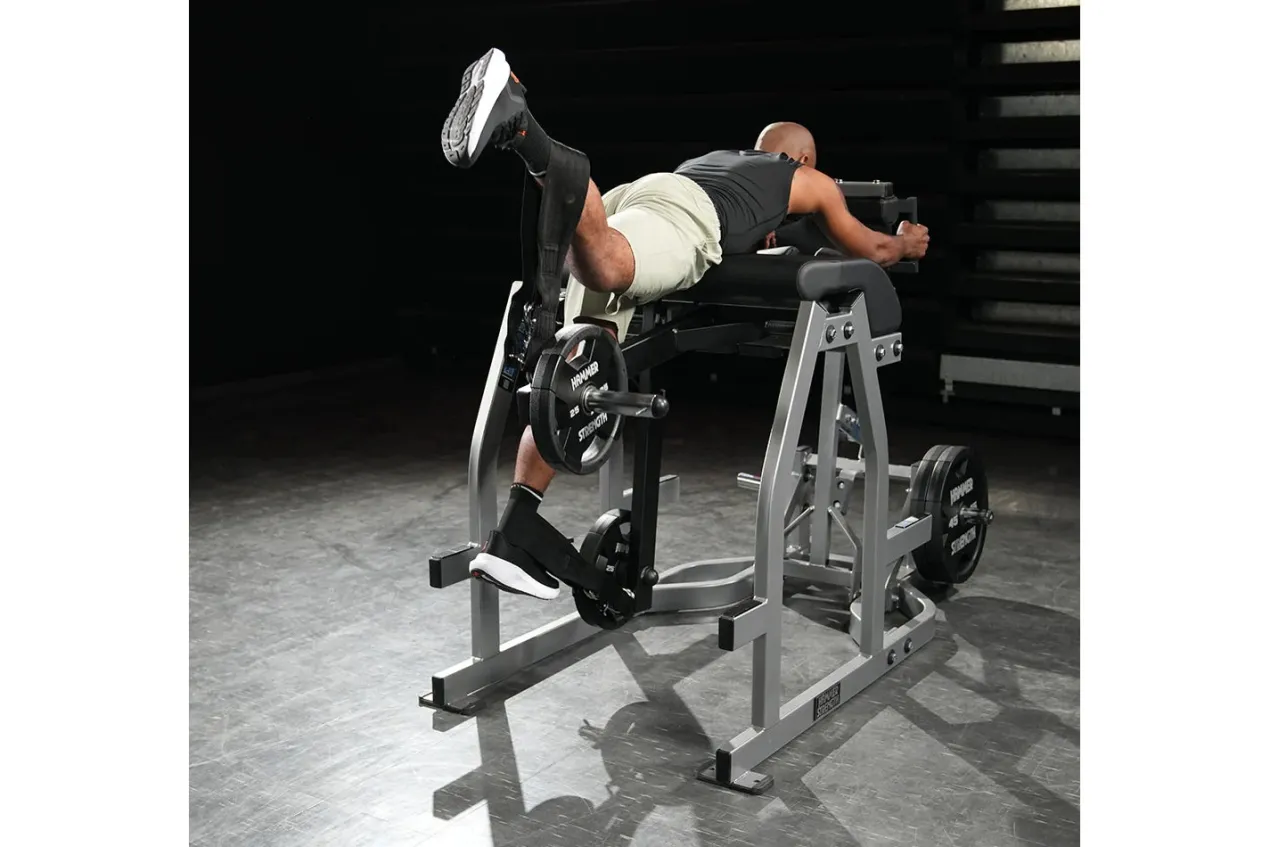 Hammer Strength Glute-Ham Reverse Hyper Combo Bench Machine