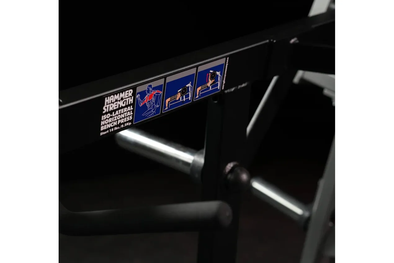 Hammer Strength Plate-Loaded Iso-Lateral Horizontal Bench Press