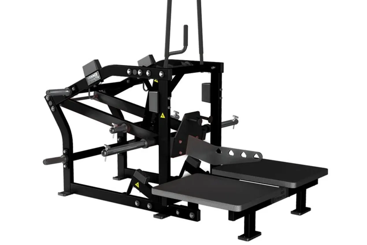 Hammer Strength Plate-Loaded Belt Squat Machine