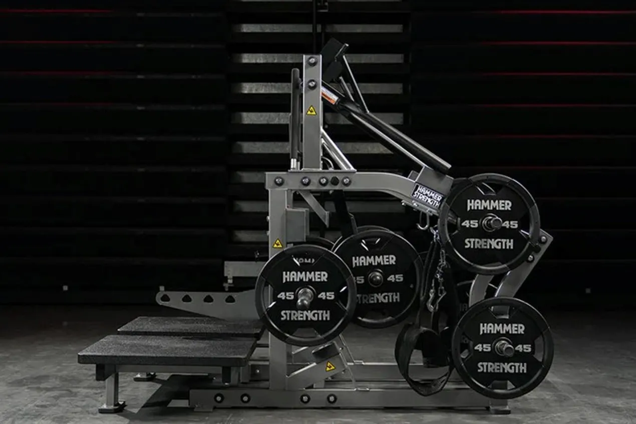 Hammer Strength Plate-Loaded Belt Squat Machine