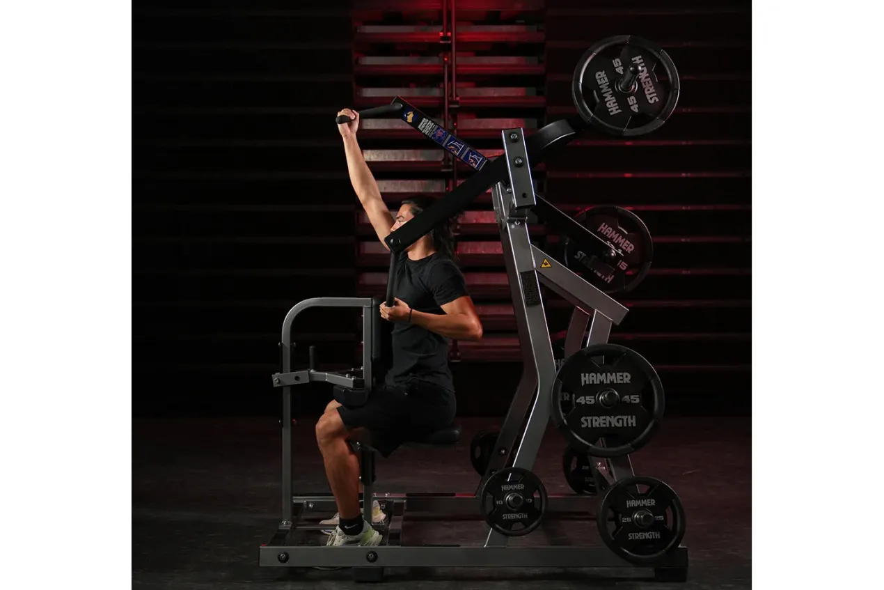 Hammer Strength Plate-Loaded Iso-Lateral Front Lat Pulldown