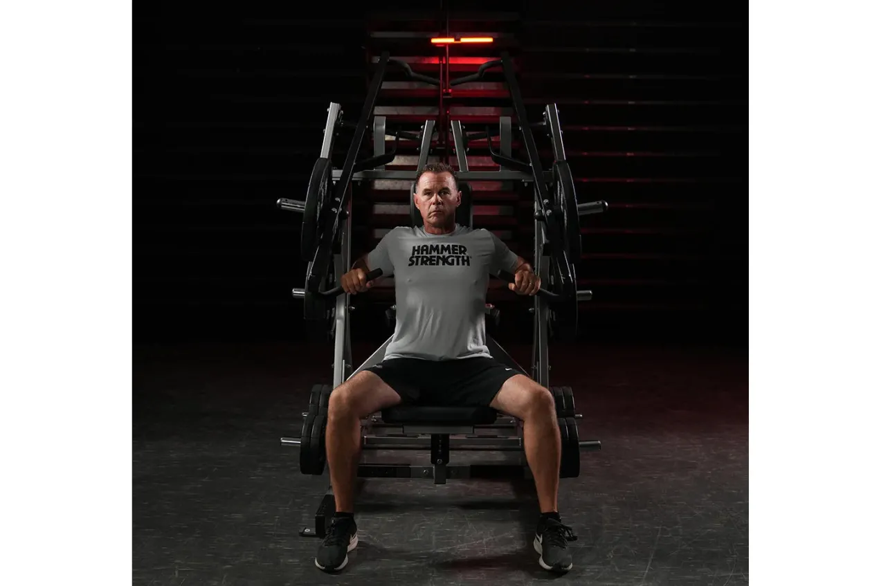 Hammer Strength Plate-Loaded Iso-Lateral Chest/Back Machine