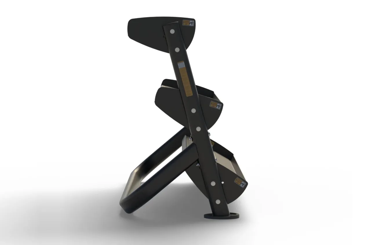 Hoist 60" Dumbbell Rack w/ Optional 3rd Tier (HF-5461-OPT-60)