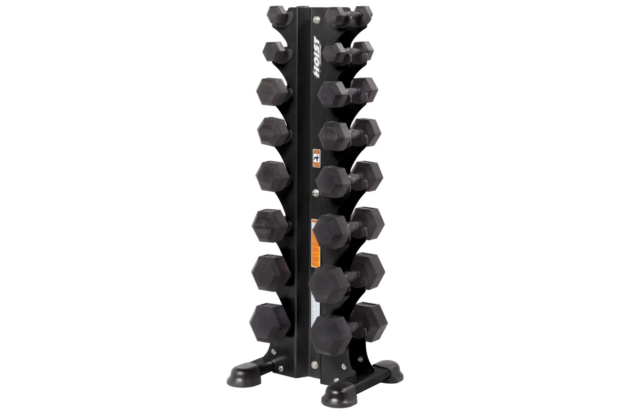 Hoist 8-Pair Vertical Dumbbell Tower Rack (HF-5460)