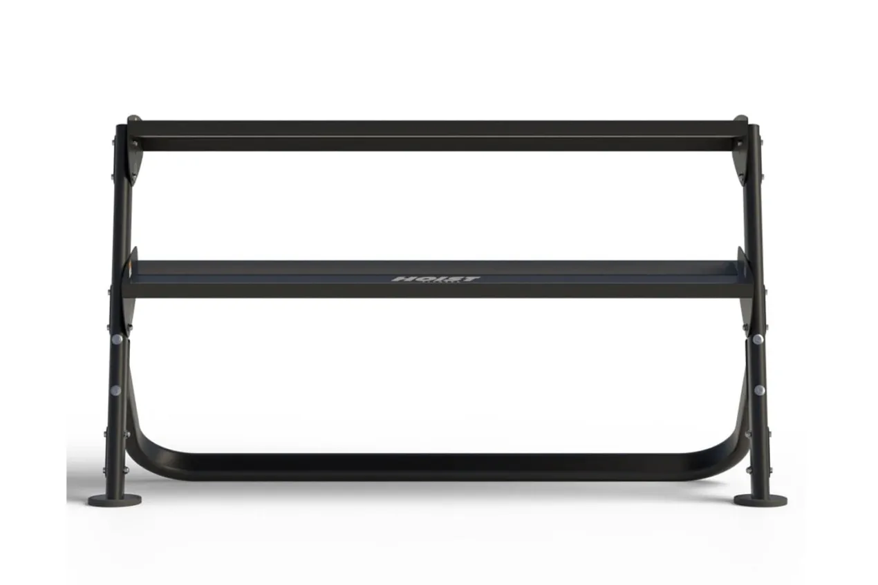 Hoist 60" 2-Tier Dumbbell Rack w/ Optional 3rd Tier (HF-5461-60)