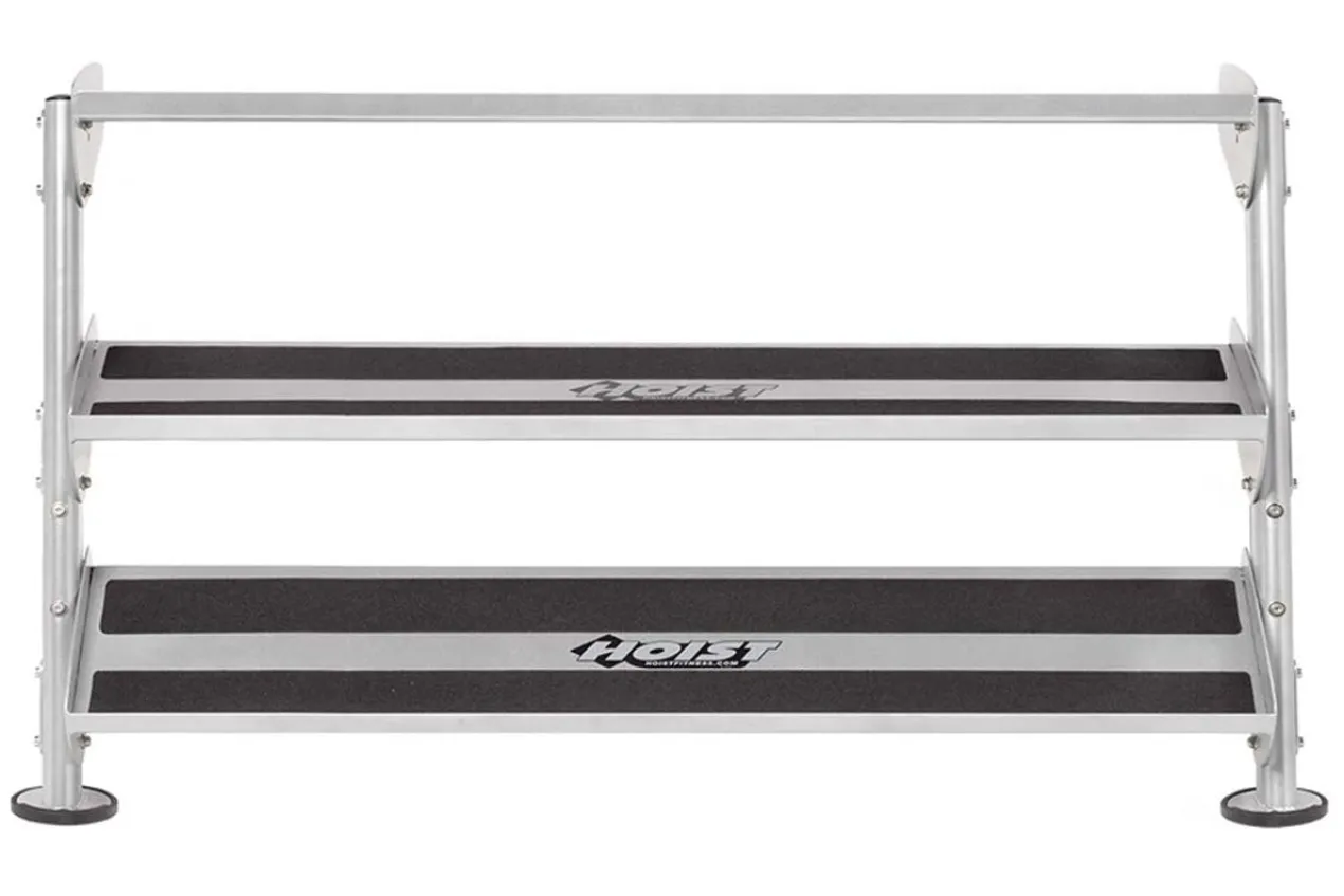 Hoist 60" 2-Tier Dumbbell Rack w/ Optional 3rd Tier (HF-5461-60)
