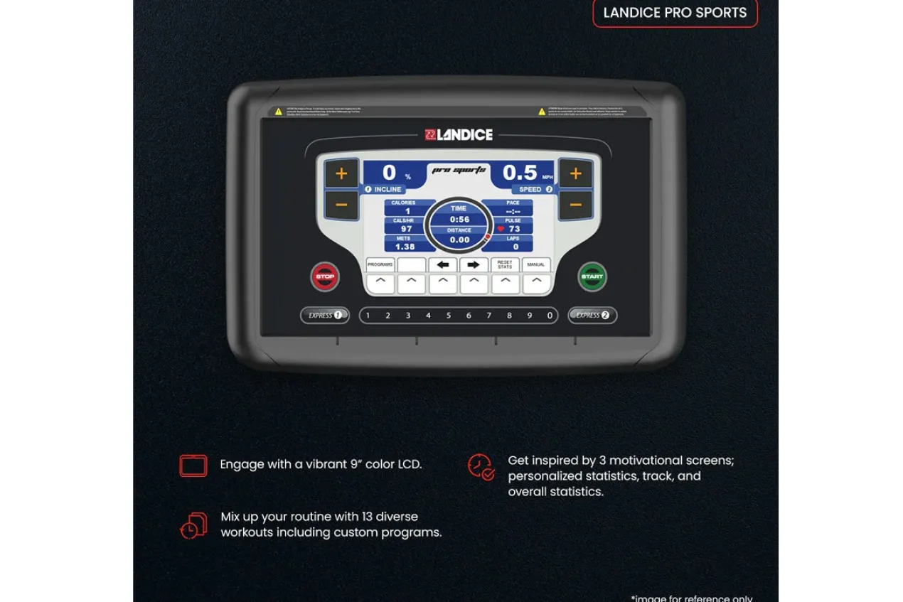 Landice L7 Treadmill (Pro Sports Console) (DEMO) (🧨JULY 4th SALE)