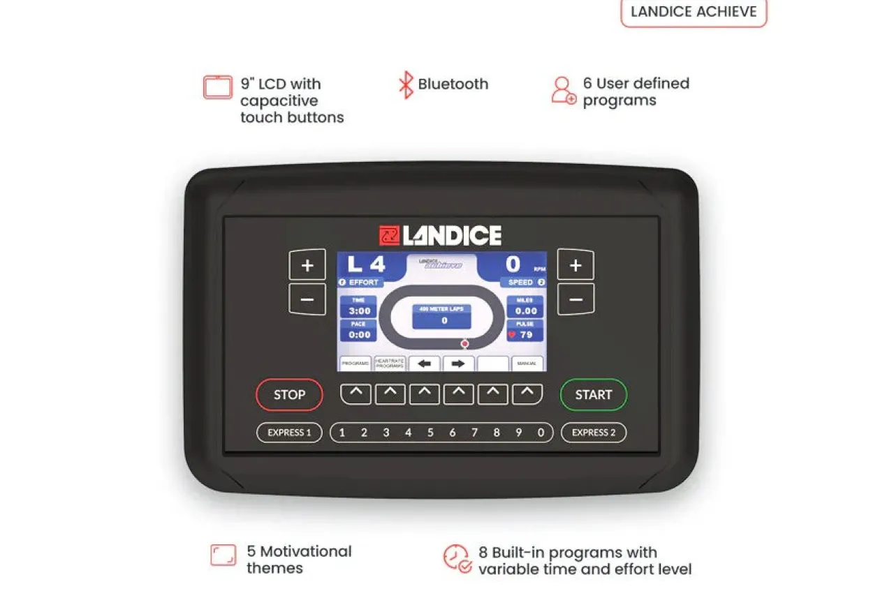 Landice U9 Rehabilitation Upright ExerciseBike