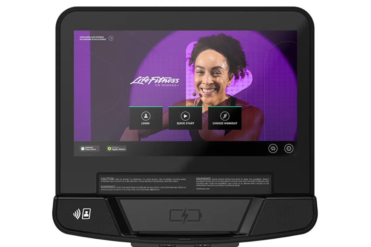 Life Fitness Club Series + (Plus) Recumbent Lifecycle Bike