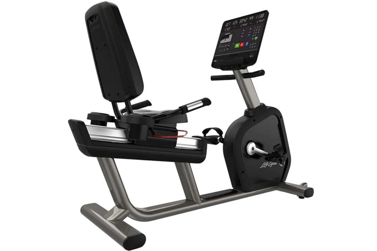 Life Fitness Club Series + (Plus) Recumbent Lifecycle Bike