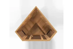 Maxxus 3-Person Corner Low EMF FAR Infrared Indoor Sauna