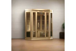 Maxxus 3-Person Corner Low EMF FAR Infrared Indoor Sauna