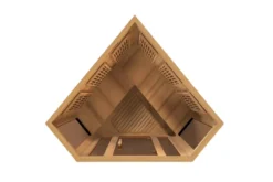 Maxxus 2026 3-Person Corner Low/Near Zero/Full Spectrum EMF FAR Infrared Sauna (Cedar or Hemlock)