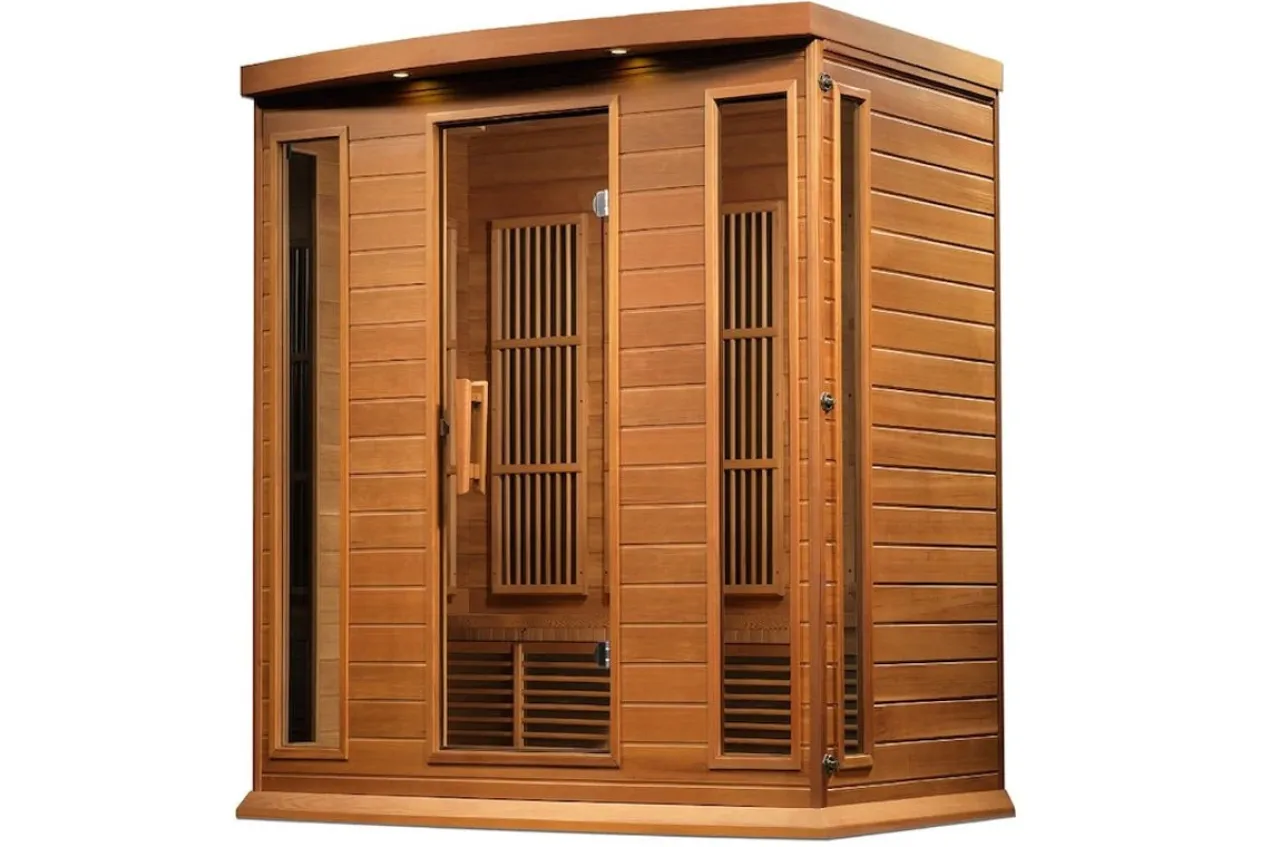 Maxxus 4-Person Low EMF FAR Infrared Sauna (Cedar or Hemlock)