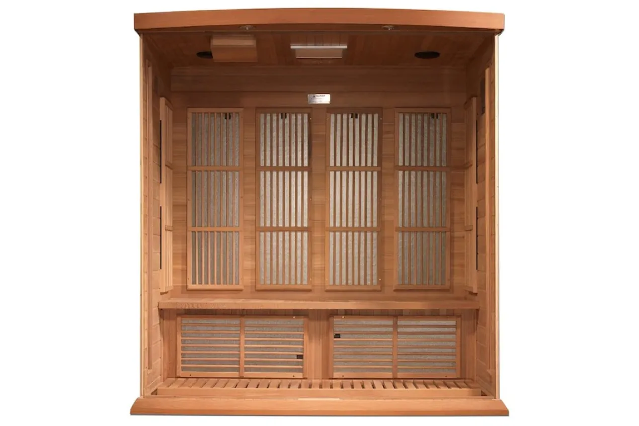 Maxxus 4-Person Low EMF FAR Infrared Sauna (Cedar or Hemlock)
