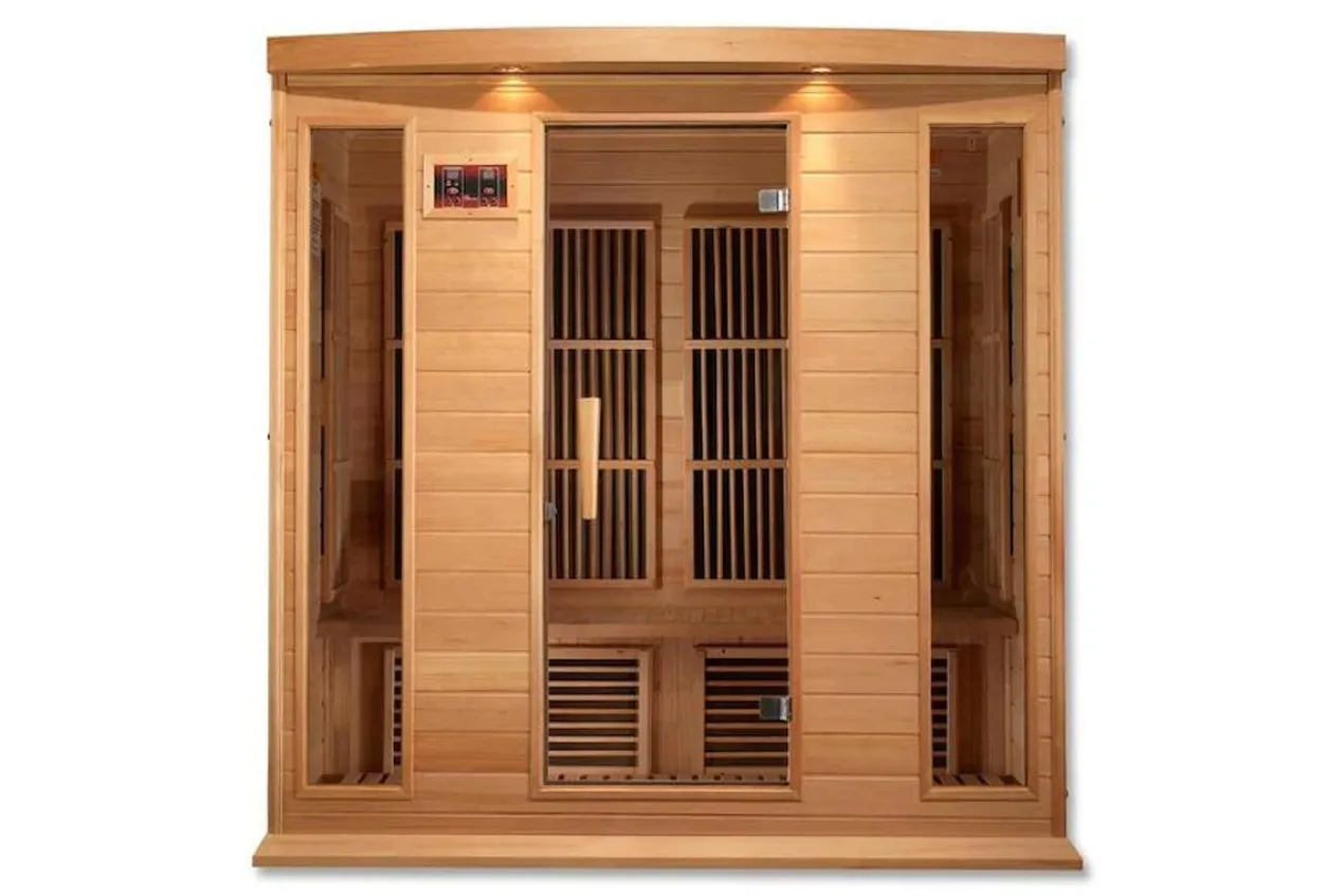 Maxxus 4-Person Low EMF FAR Infrared Sauna (Cedar or Hemlock)