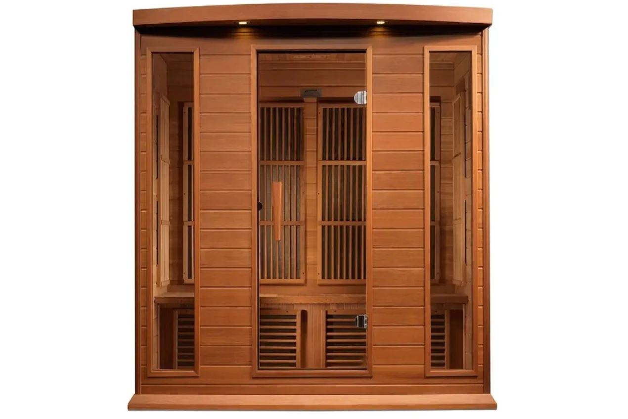 Maxxus 4-Person Low EMF FAR Infrared Sauna (Cedar or Hemlock)